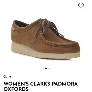 Clarks Women's Brown Padmora Oxfords like Wallabee